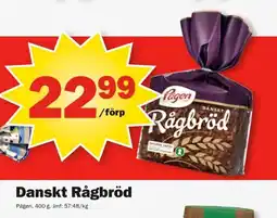 Pekås Pågen Danskt Rågbröd erbjuda