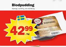 Pekås Ryberg Blodpudding erbjuda