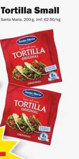 Pekås Santa Maria Tortilla Small erbjuda