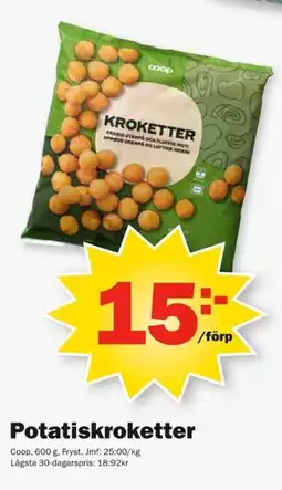 Pekås Coop Potatiskroketter erbjuda