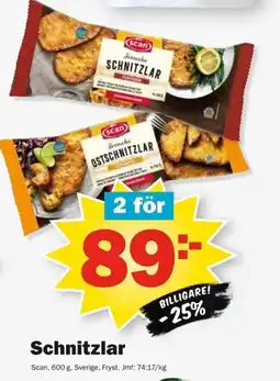 Pekås Scan Schnitzlar erbjuda