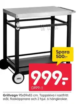 Rusta Grillvagn erbjuda