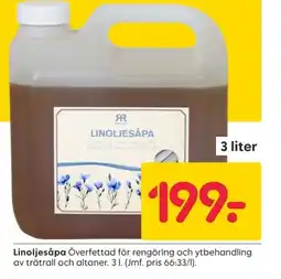 Rusta Linoljesåpa erbjuda
