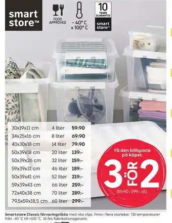 Rusta Smartstore Classic förvaringslåda erbjuda