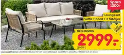 Rusta Loungeset Cannes erbjuda