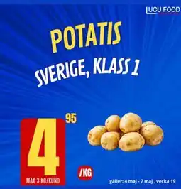 Lucu Food POTATIS erbjuda