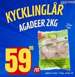 Lucu Food KYCKLINGLÅR AGADEER 2KG erbjuda