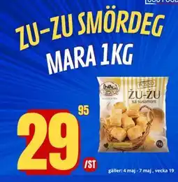 Lucu Food ZU-ZU SMÖRDEG MARA 1KG erbjuda