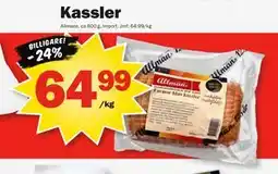 Pekås Kassler erbjuda
