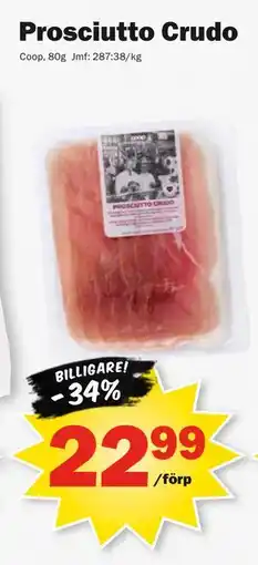Pekås Prosciutto Crudo erbjuda