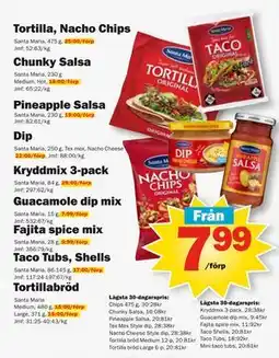 Pekås Tortilla, Nacho Chips erbjuda