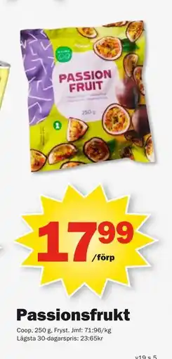 Pekås Passionsfrukt erbjuda