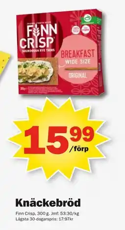 Pekås Knäckebröd erbjuda