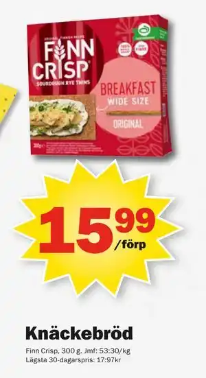 Pekås Knäckebröd erbjuda
