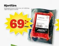 Pekås Hjortfärs erbjuda