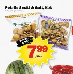 Pekås Potatis Smått & Gott, Kok erbjuda