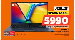 Power Asus vivobook military-grade hållbarhet erbjuda