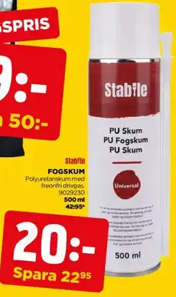 Jem&Fix Stabile Fogskum erbjuda