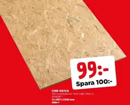 Jem&Fix OSB-Skiva erbjuda