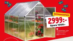 Jem&Fix Växthus mythos - 4,56 m² erbjuda
