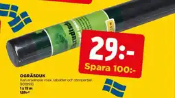 Jem&Fix Ogräsduk erbjuda