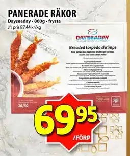 Matvärlden Tensta PANERADE RÄKOR erbjuda