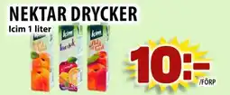 Matvärlden Tensta ICIM Nektar drycker erbjuda