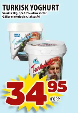 Matvärlden Tensta SALAKIS Turkisk yoghurt erbjuda