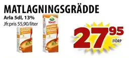 Matvärlden Tensta ARLA Matlagningsgrädde erbjuda