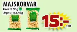 Matvärlden Tensta GARANT Majskorvar erbjuda