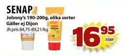 Matvärlden Tensta JOHNNY'S Senap erbjuda