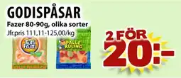 Matvärlden Tensta FAZER Godispåsar erbjuda
