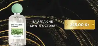 Eau fraiche mynta & cedrat