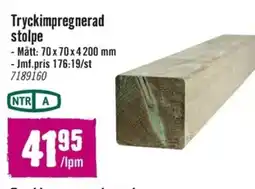 Hornbach Tryckimpregnerad stolpe erbjuda