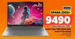 Power Lenovo Yoga 7 Slim bärbar dator Vacker OLED-display erbjuda