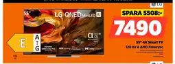 Power Lg 55" 4k smart tv 120 hz & amd freesync erbjuda
