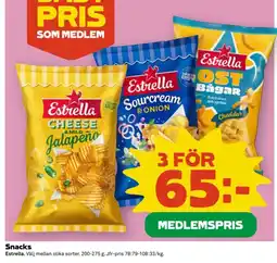 Coop Estrella Snacks erbjuda