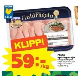 Stora Coop Färska kycklingdetaljer erbjuda