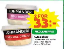 Stora Coop Kylda såser, Medlemspris erbjuda