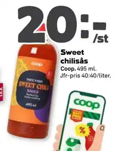 Stora Coop Sweet chilisås erbjuda