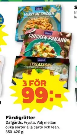 Stora Coop Färdigrätter erbjuda