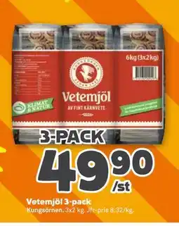 Stora Coop Vetemjöl 3-pack erbjuda