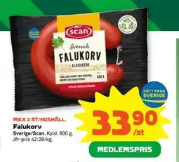 Stora Coop Falukorv, Medlemspris erbjuda
