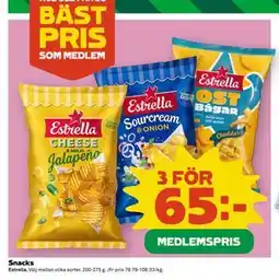 Coop Snacks, Medlemspris erbjuda