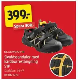 Jula Skyddssandaler med kardborrestängning S1P erbjuda