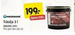 Jula Träolja 3 l erbjuda