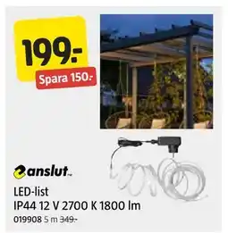 Jula LED-list IP44 12 V 2700 K 1800 lm erbjuda