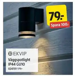 Jula Väggspotlight IP44 GU10 erbjuda