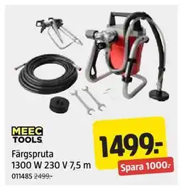 Jula Färgspruta 1300 W 230 V 7,5 m erbjuda