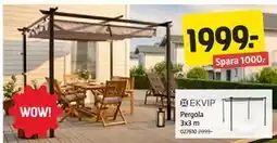 Jula Pergola 3x3 m erbjuda